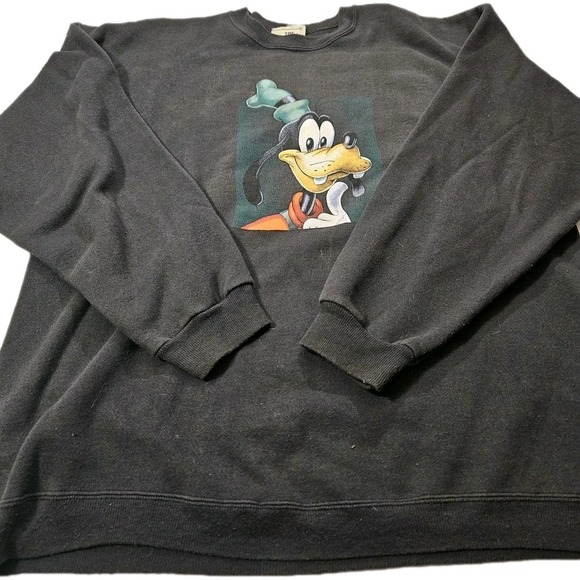Disney Other - The Disney Store Goofy Sweatshirt Adult XL Green 90's Black Vintage